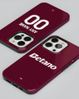 Phone case with the Aston Villa 2025-26 Home football shirt design by RIPA Football