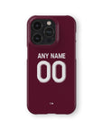 Phone case with the Aston Villa 2025-26 Home football shirt design by RIPA Football
