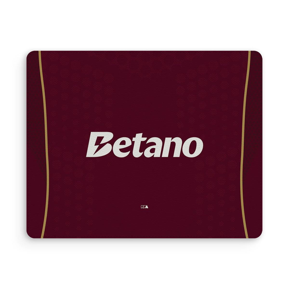 Mouse pad with the Aston Villa 2025-26 Home football shirt design by RIPA Football