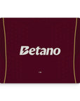 Mouse pad with the Aston Villa 2025-26 Home football shirt design by RIPA Football