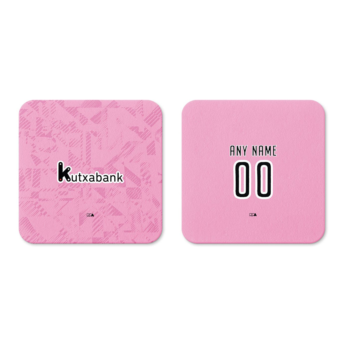 Coaster with the Athletic 2025-26 Goalkeeper football shirt design by RIPA Football