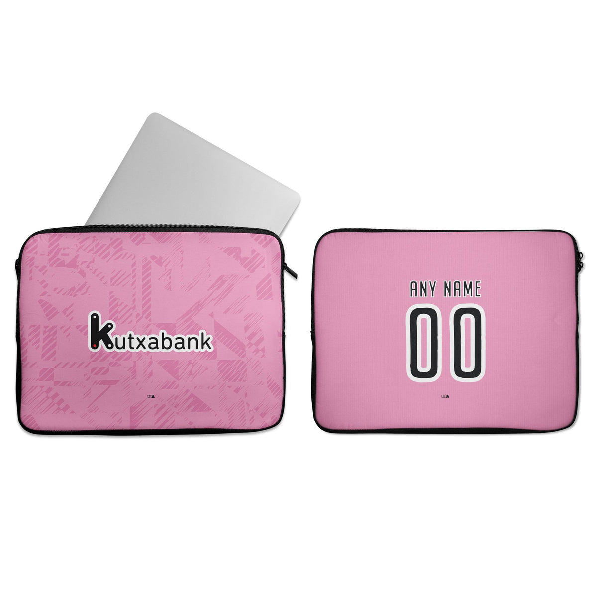 Laptop sleeve with the Athletic 2025-26 Goalkeeper football shirt design by RIPA Football