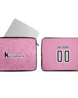 Laptop sleeve with the Athletic 2025-26 Goalkeeper football shirt design by RIPA Football