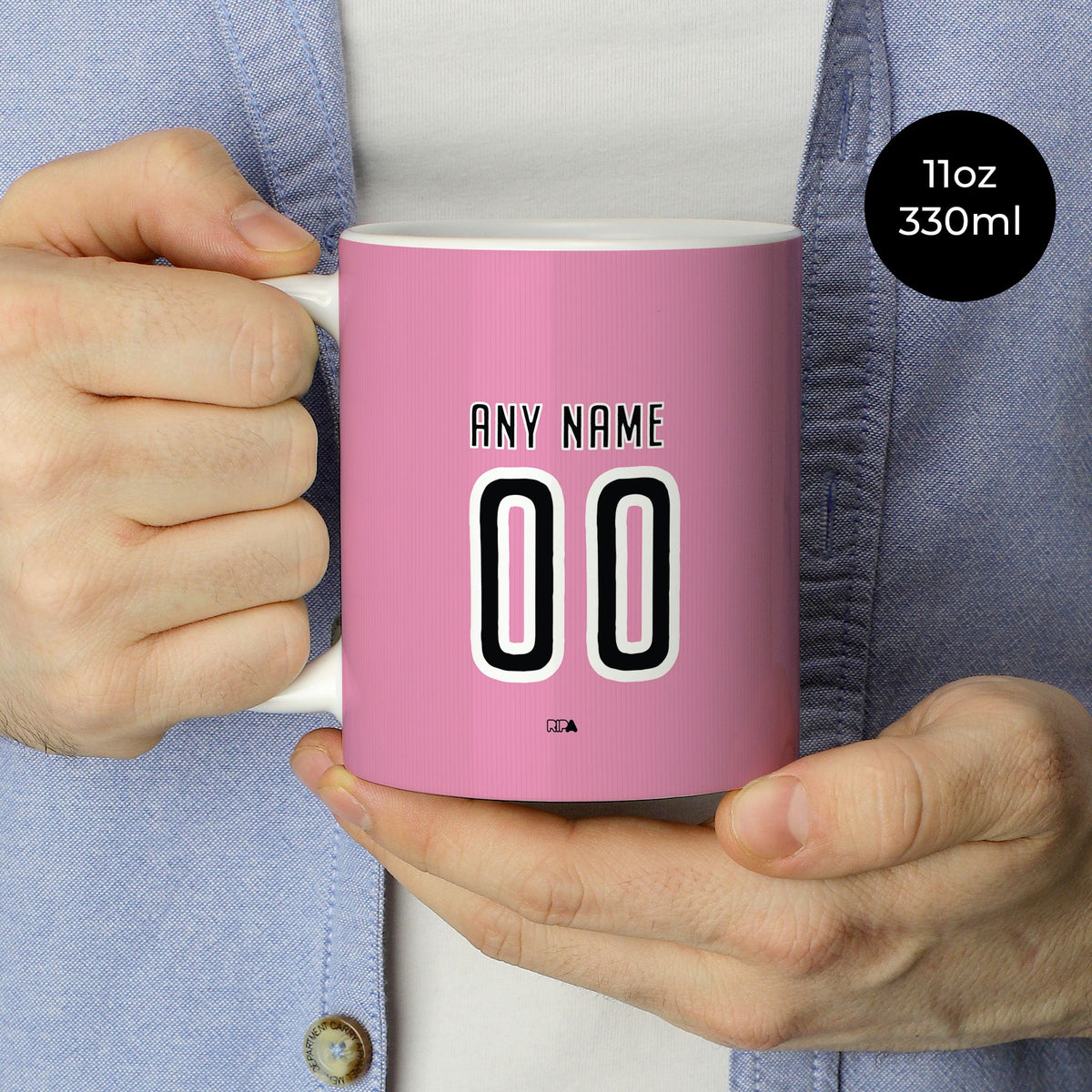 Mug with the Athletic 2025-26 Goalkeeper football shirt design by RIPA Football