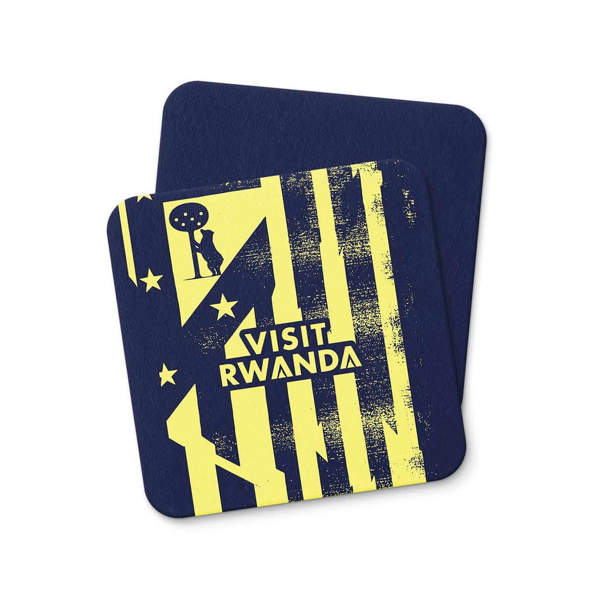 Coaster with the Atlético Madrid 2025-26 Prematch football shirt design by RIPA Football
