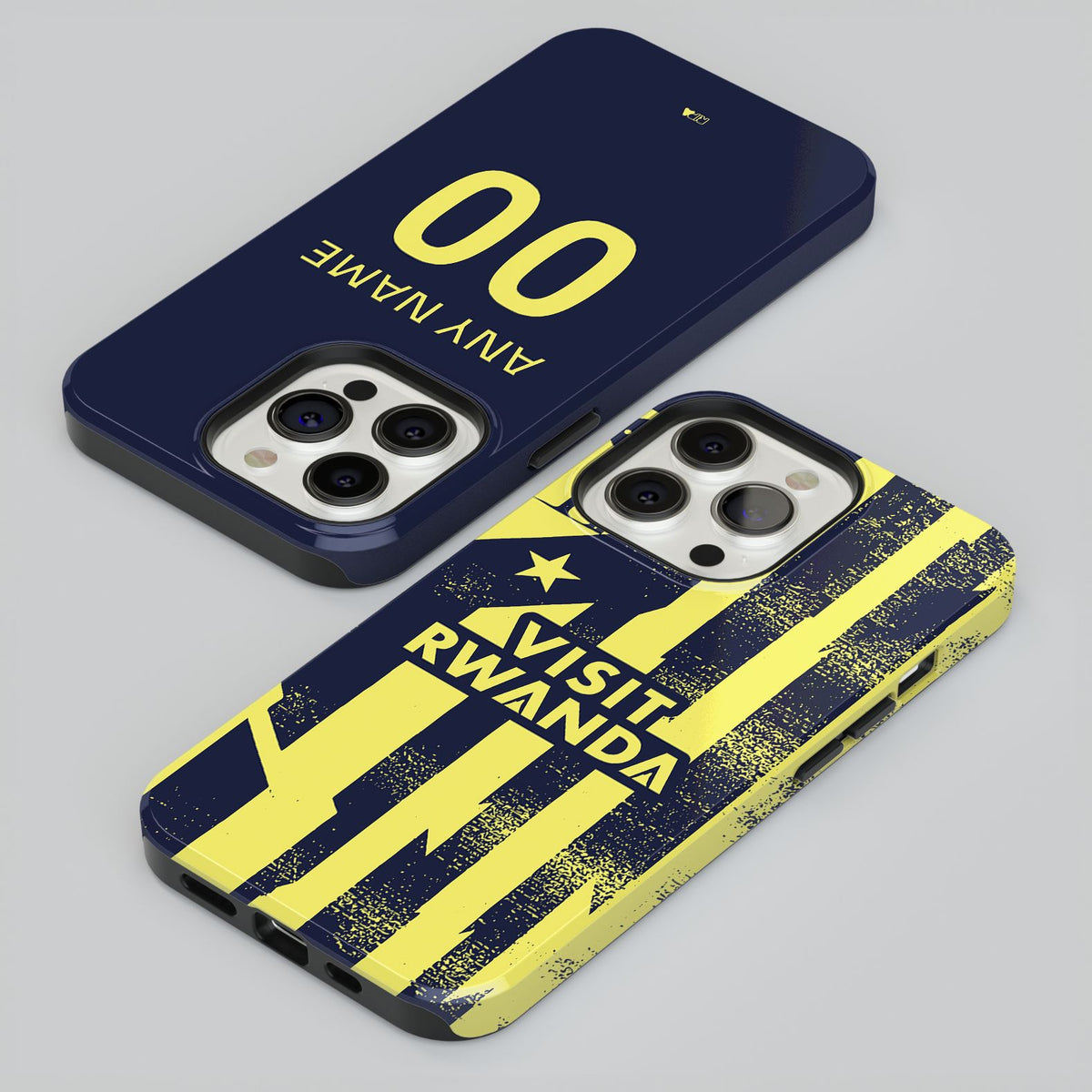 Phone case with the Atlético Madrid 2025-26 Prematch football shirt design by RIPA Football