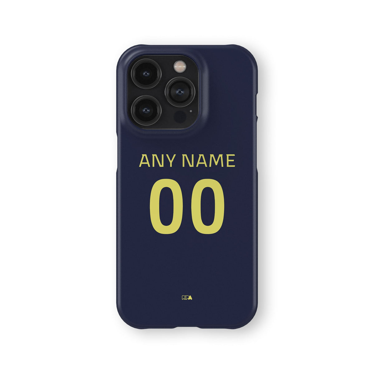 Phone case with the Atlético Madrid 2025-26 Prematch football shirt design by RIPA Football