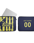 Laptop sleeve with the Atlético Madrid 2025-26 Prematch football shirt design by RIPA Football