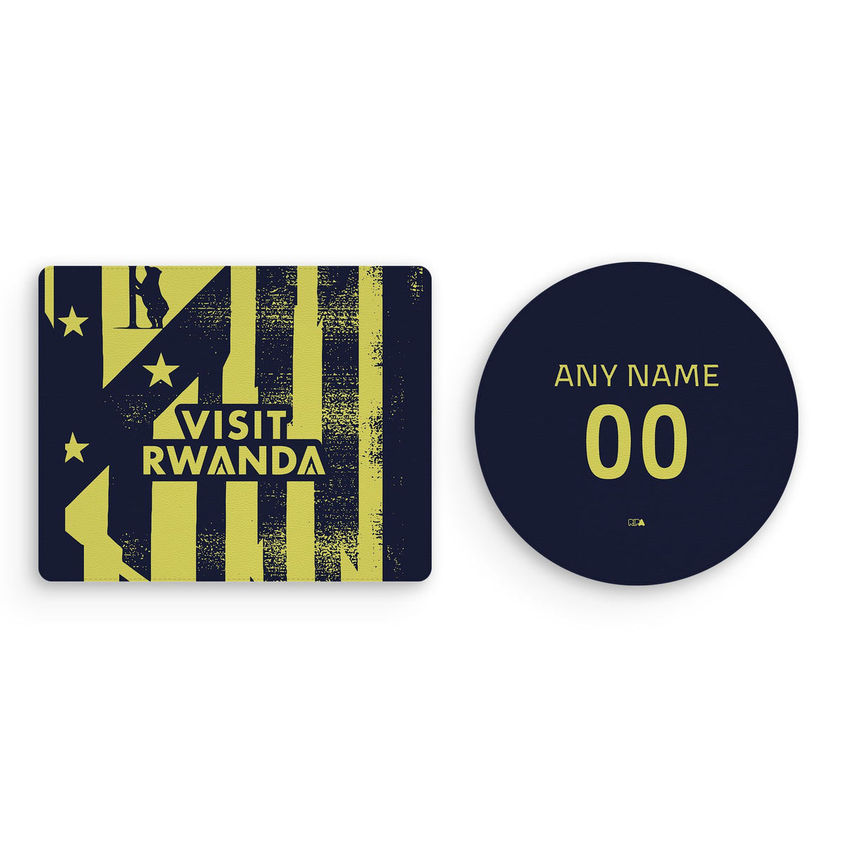 Mouse pad with the Atlético Madrid 2025-26 Prematch football shirt design by RIPA Football