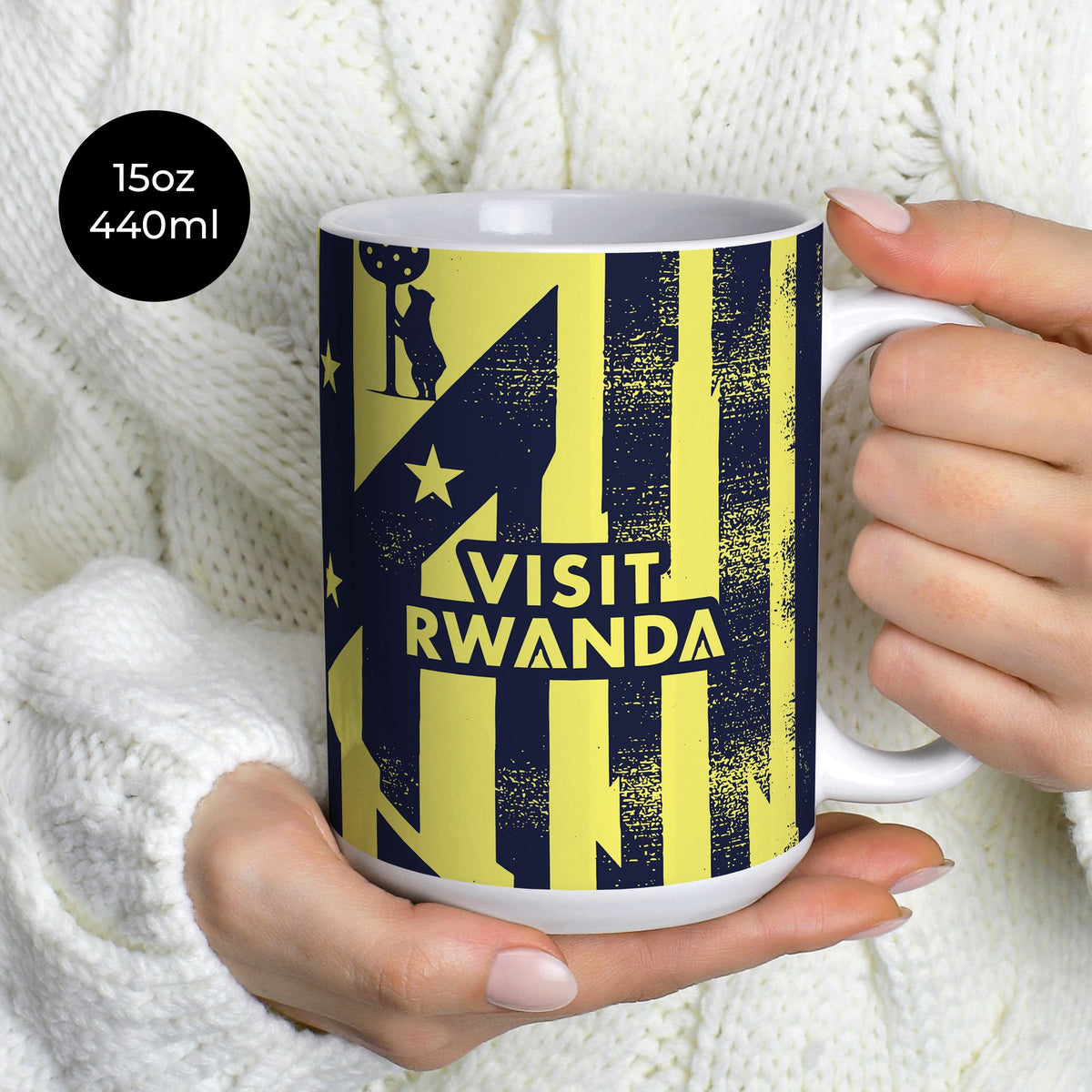 Mug with the Atlético Madrid 2025-26 Prematch football shirt design by RIPA Football