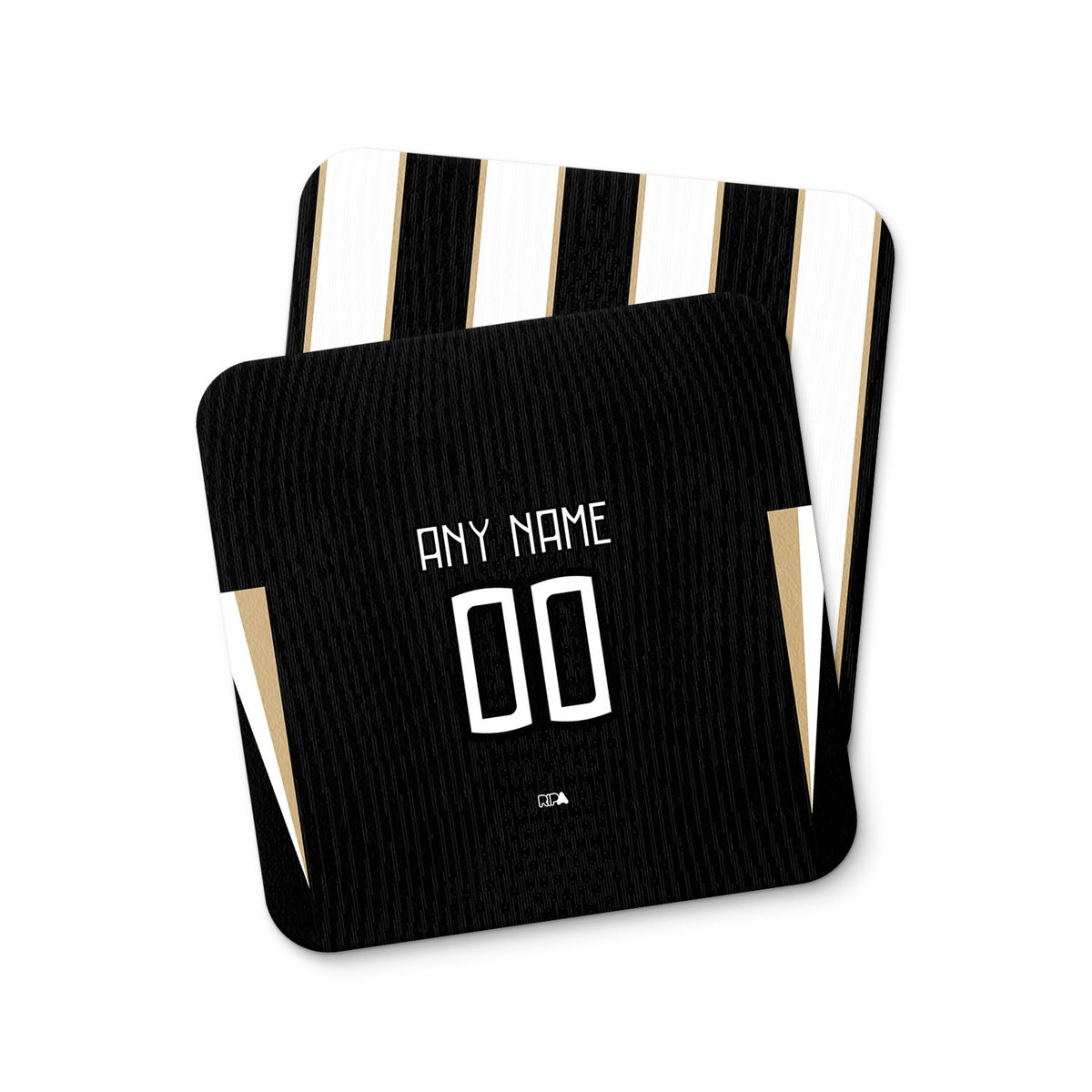 Coaster with the Atlético Mineiro 2026 Home football shirt design by RIPA Football