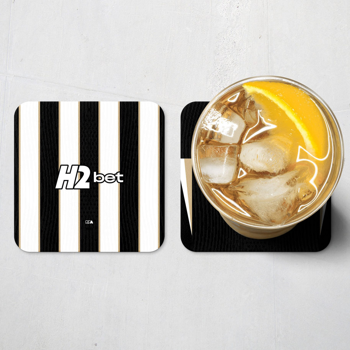 Coaster with the Atlético Mineiro 2026 Home football shirt design by RIPA Football