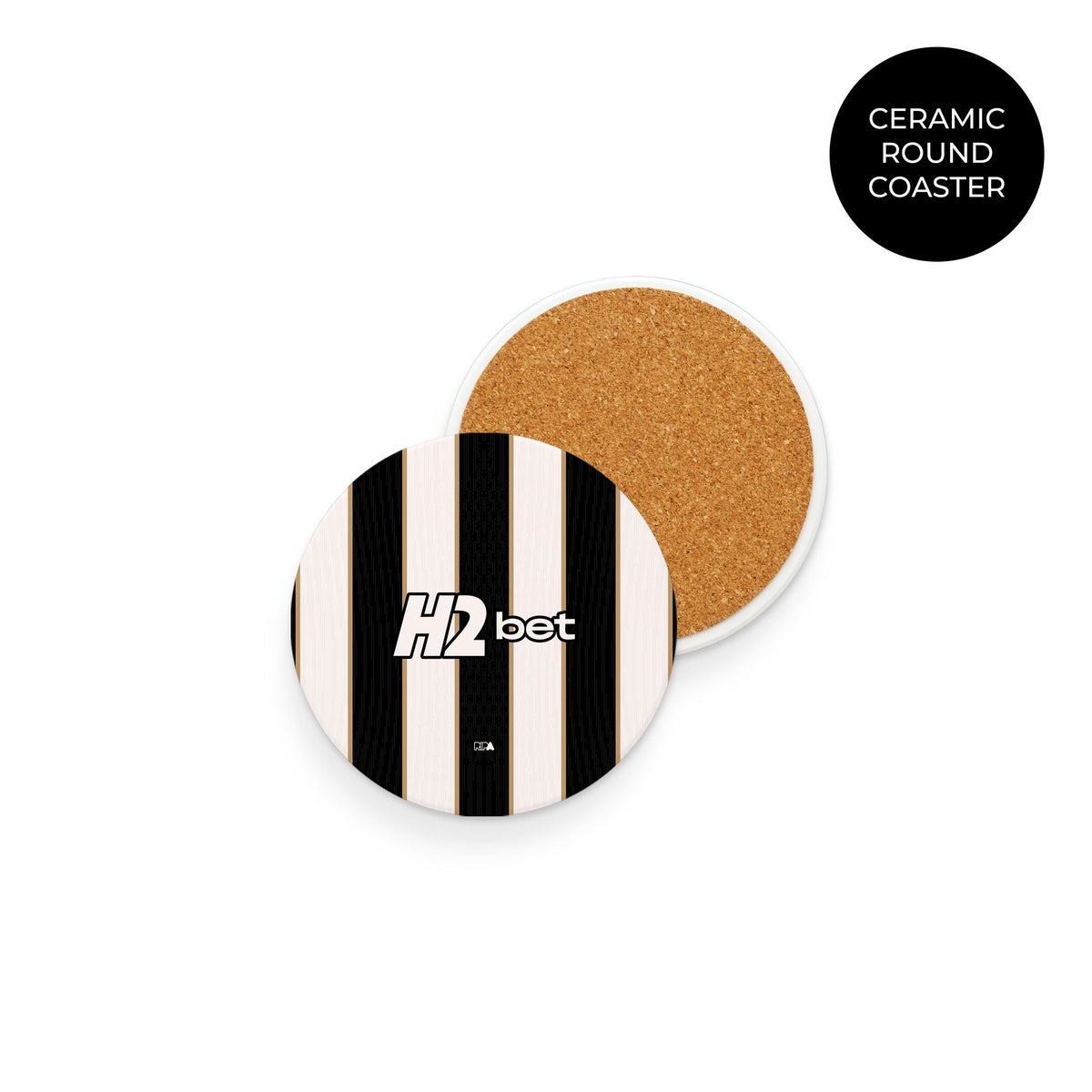 Coaster with the Atlético Mineiro 2026 Home football shirt design by RIPA Football