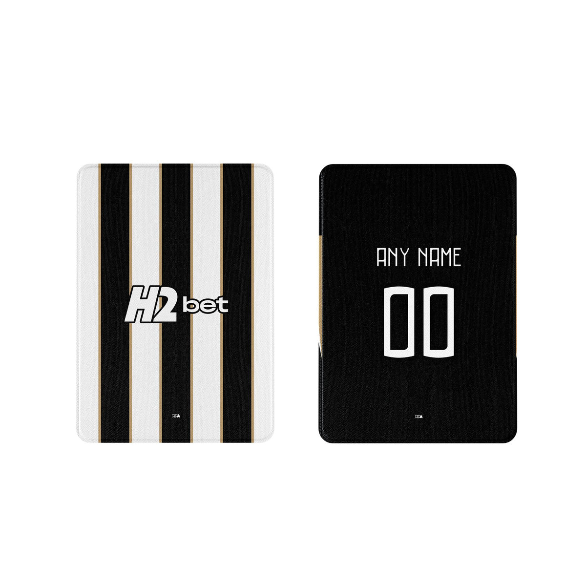 iPad case with the Atlético Mineiro 2026 Home football shirt design by RIPA Football