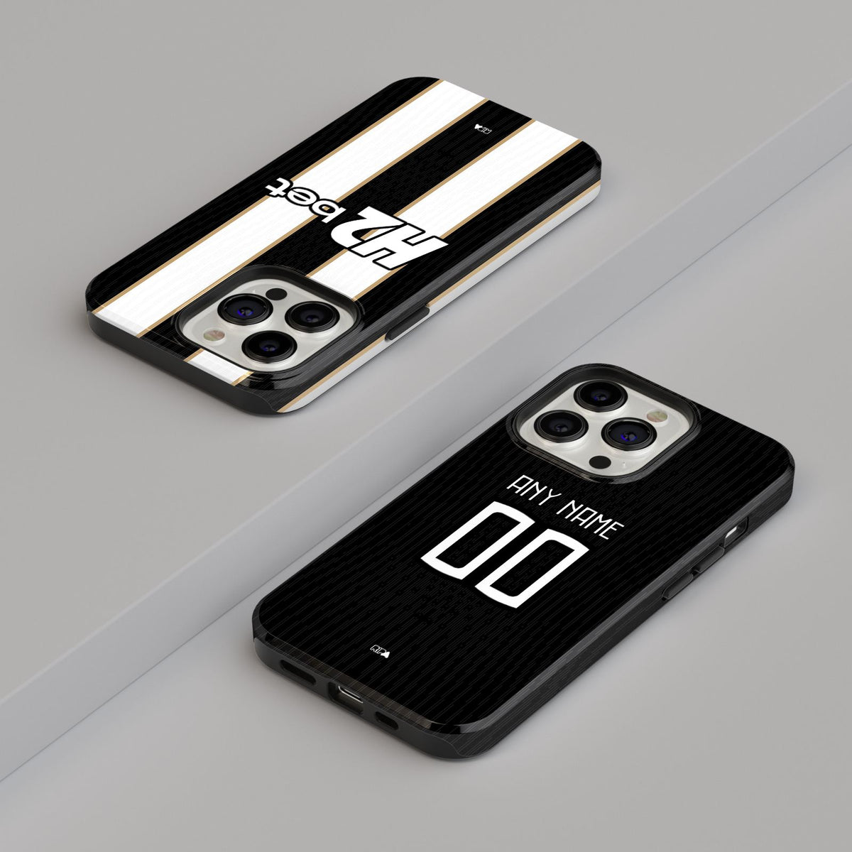 Phone case with the Atlético Mineiro 2026 Home football shirt design by RIPA Football