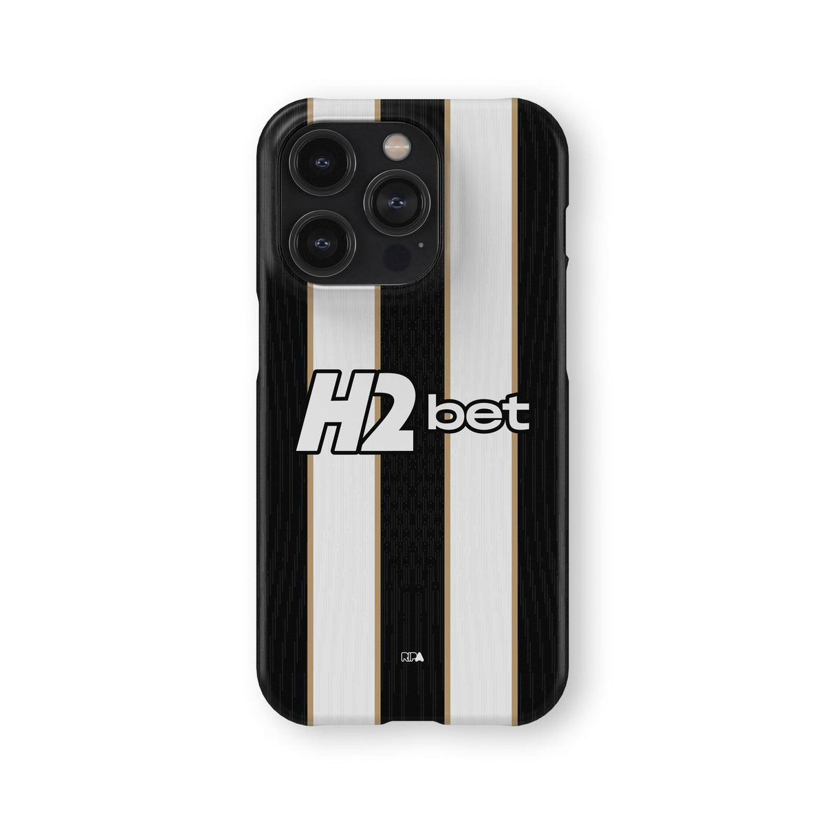 Phone case with the Atlético Mineiro 2026 Home football shirt design by RIPA Football
