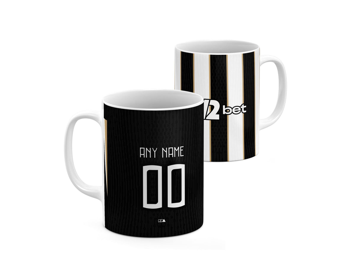 Mug with the Atlético Mineiro 2026 Home football shirt design by RIPA Football