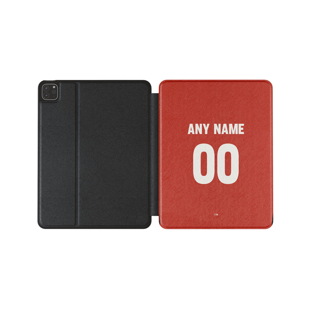 iPad case with the Bayer 04 Leverkusen 2024-25 Home football shirt design by RIPA Football
