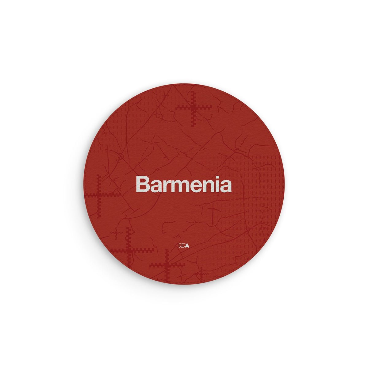 Mouse pad with the Bayer 04 Leverkusen 2024-25 Home football shirt design by RIPA Football