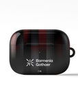 AirPods case with the Bayer 04 Leverkusen 2025-26 Home football shirt design by RIPA Football