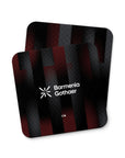 Coaster with the Bayer 04 Leverkusen 2025-26 Home football shirt design by RIPA Football