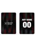 iPad case with the Bayer 04 Leverkusen 2025-26 Home football shirt design by RIPA Football