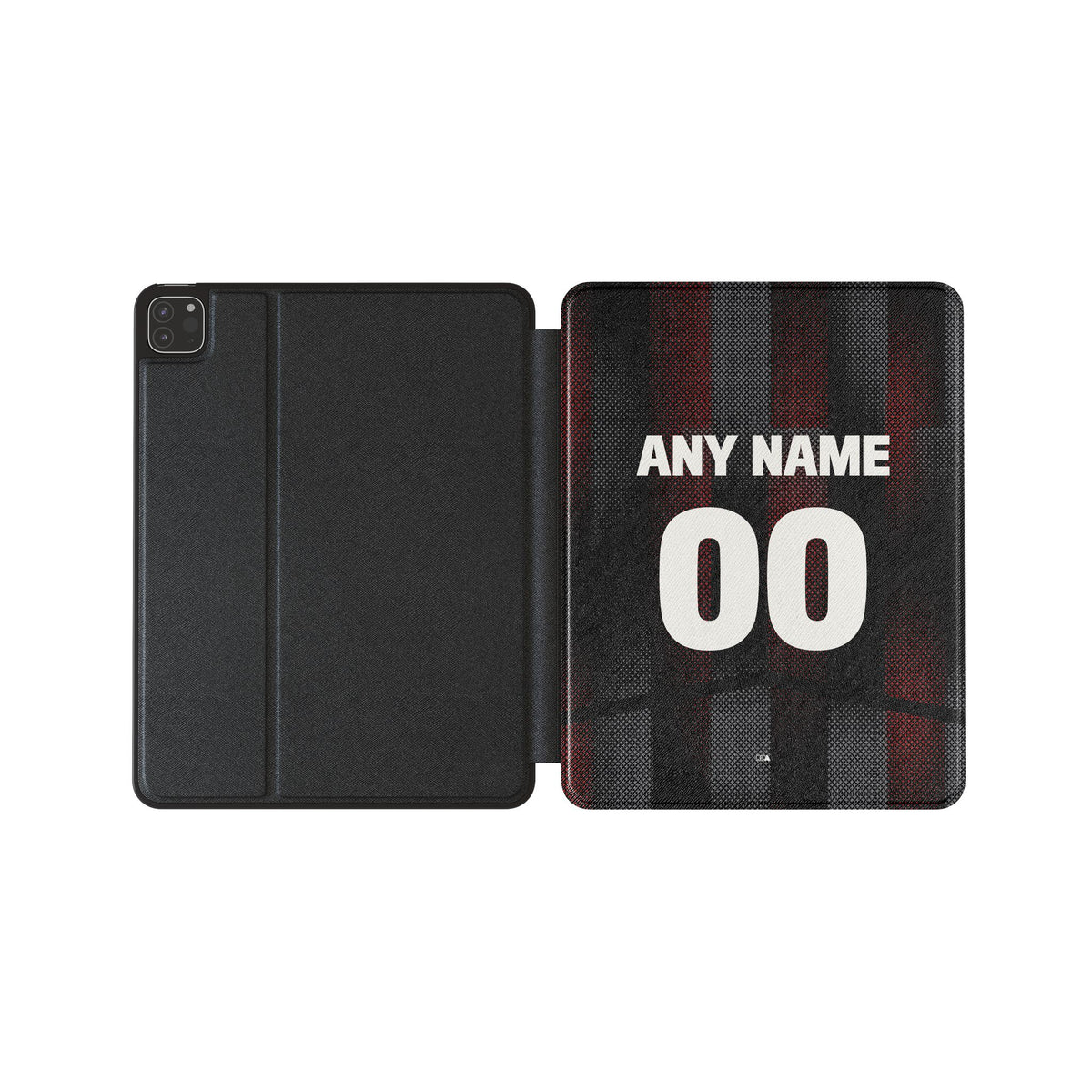 iPad case with the Bayer 04 Leverkusen 2025-26 Home football shirt design by RIPA Football