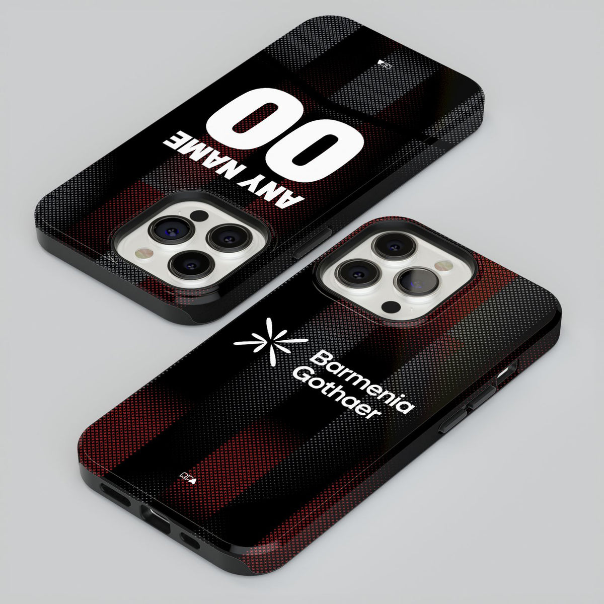 Phone case with the Bayer 04 Leverkusen 2025-26 Home football shirt design by RIPA Football