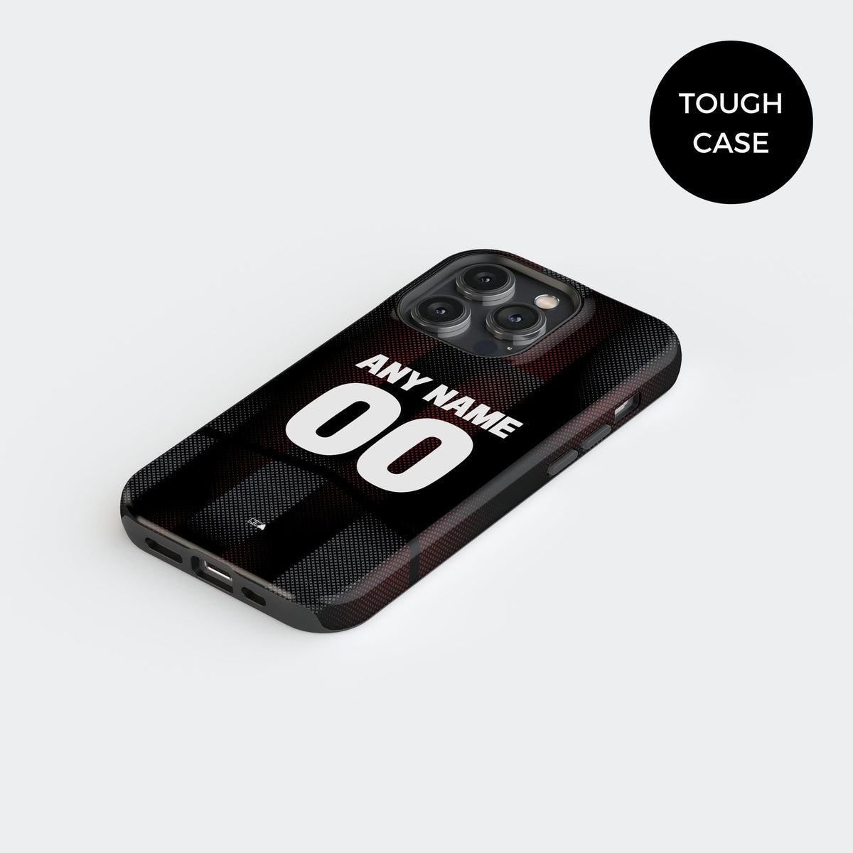 Phone case with the Bayer 04 Leverkusen 2025-26 Home football shirt design by RIPA Football