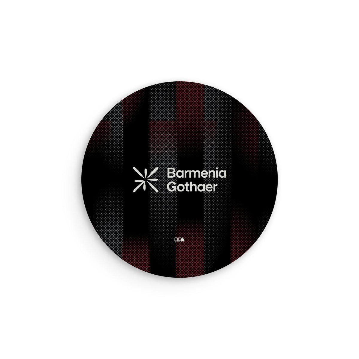 Mouse pad with the Bayer 04 Leverkusen 2025-26 Home football shirt design by RIPA Football