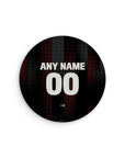Mouse pad with the Bayer 04 Leverkusen 2025-26 Home football shirt design by RIPA Football