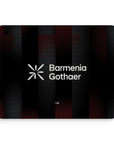 Mouse pad with the Bayer 04 Leverkusen 2025-26 Home football shirt design by RIPA Football