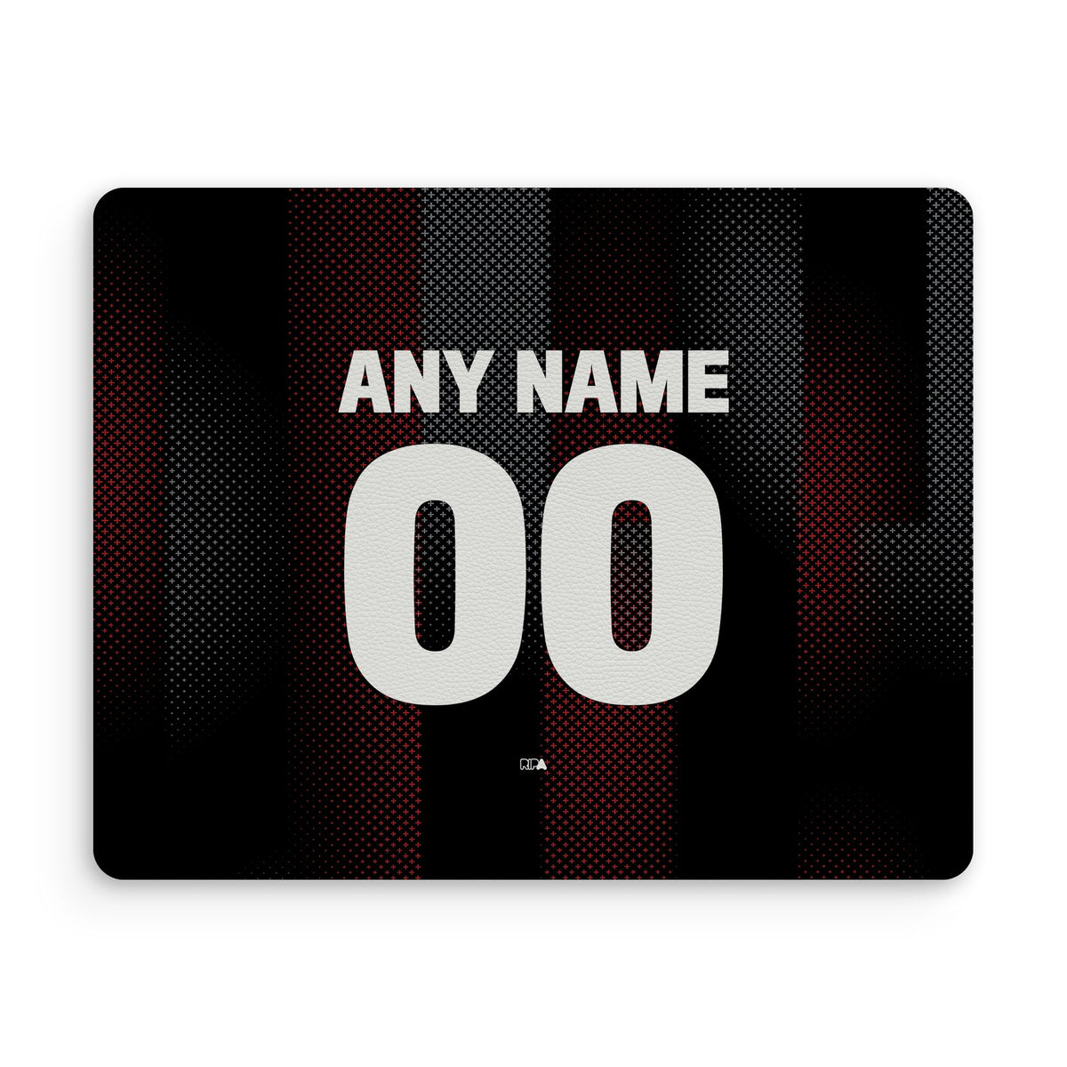 Mouse pad with the Bayer 04 Leverkusen 2025-26 Home football shirt design by RIPA Football