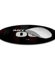 Mouse pad with the Bayer 04 Leverkusen 2025-26 Home football shirt design by RIPA Football