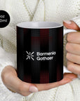 Mug with the Bayer 04 Leverkusen 2025-26 Home football shirt design by RIPA Football