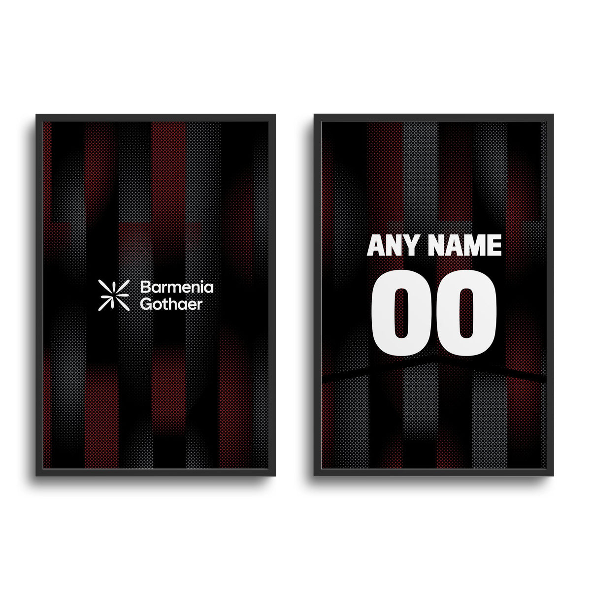 Print with the Bayer 04 Leverkusen 2025-26 Home football shirt design by RIPA Football