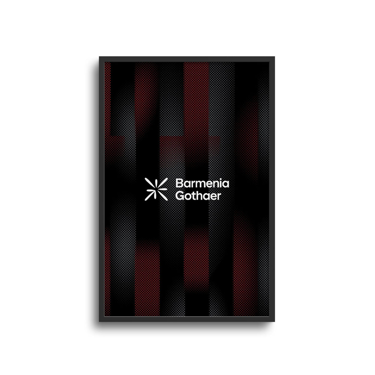 Print with the Bayer 04 Leverkusen 2025-26 Home football shirt design by RIPA Football