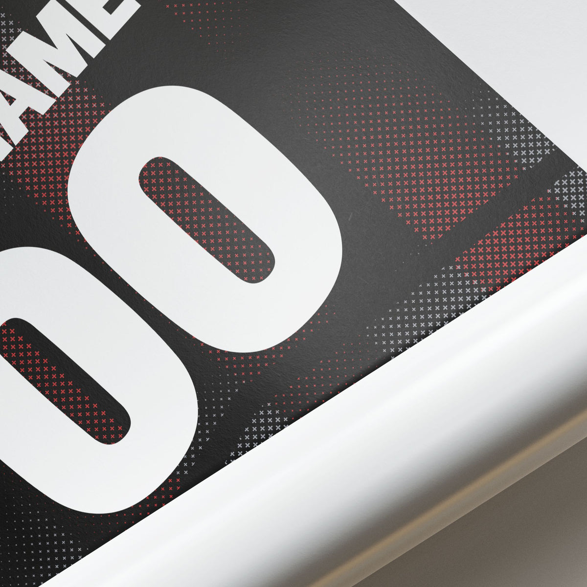 Print with the Bayer 04 Leverkusen 2025-26 Home football shirt design by RIPA Football