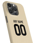 Phone case with the Barcelona 2025-26 Away football shirt design by RIPA Football