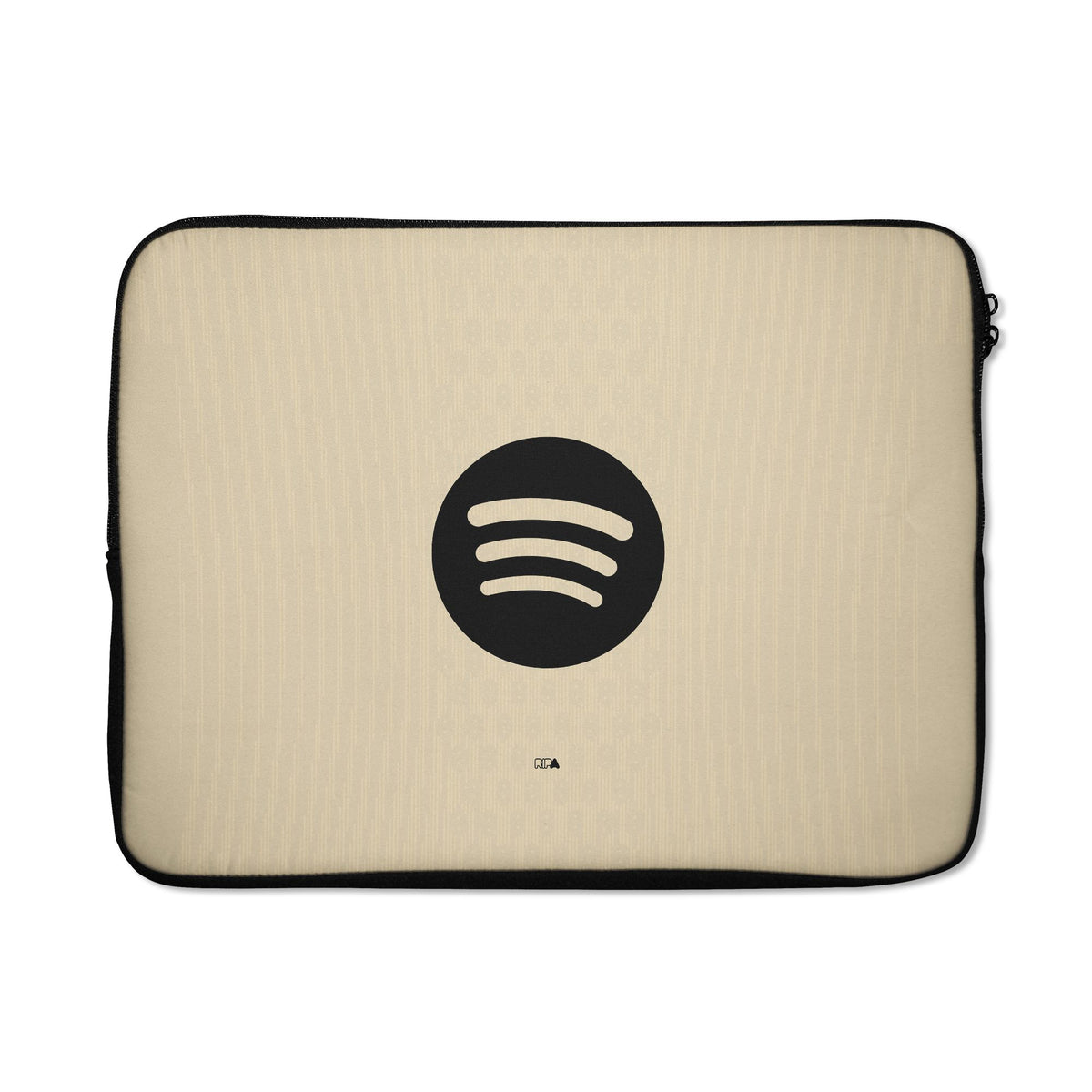 Laptop sleeve with the Barcelona 2025-26 Away football shirt design by RIPA Football