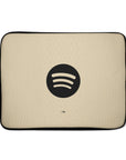 Laptop sleeve with the Barcelona 2025-26 Away football shirt design by RIPA Football