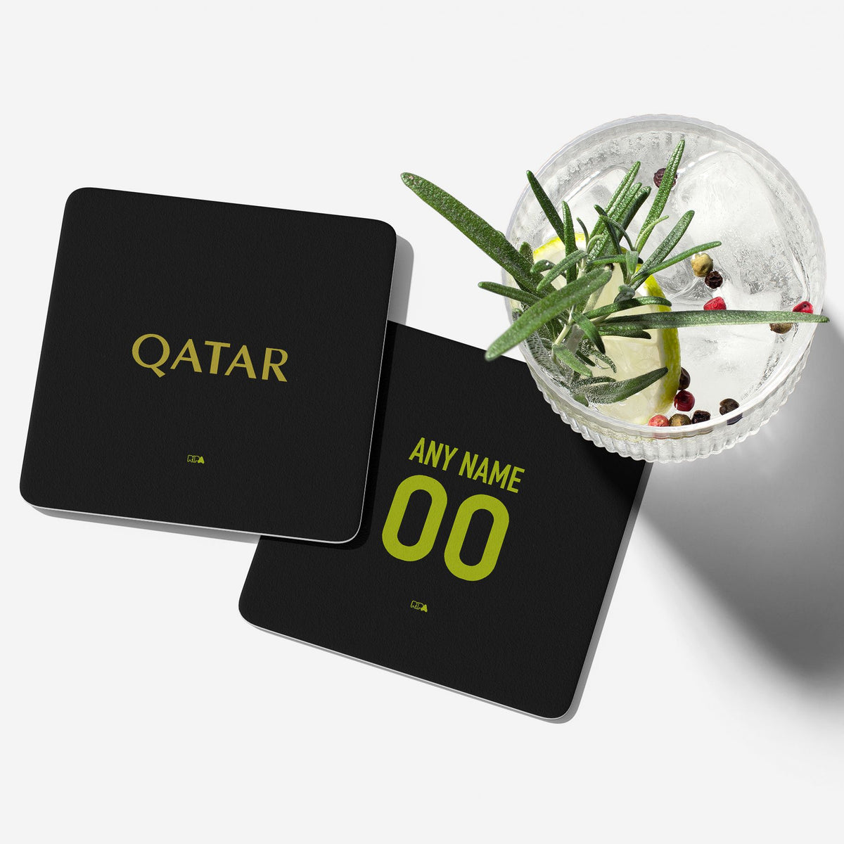 Coaster with the Barcelona Concept football shirt design by RIPA Football