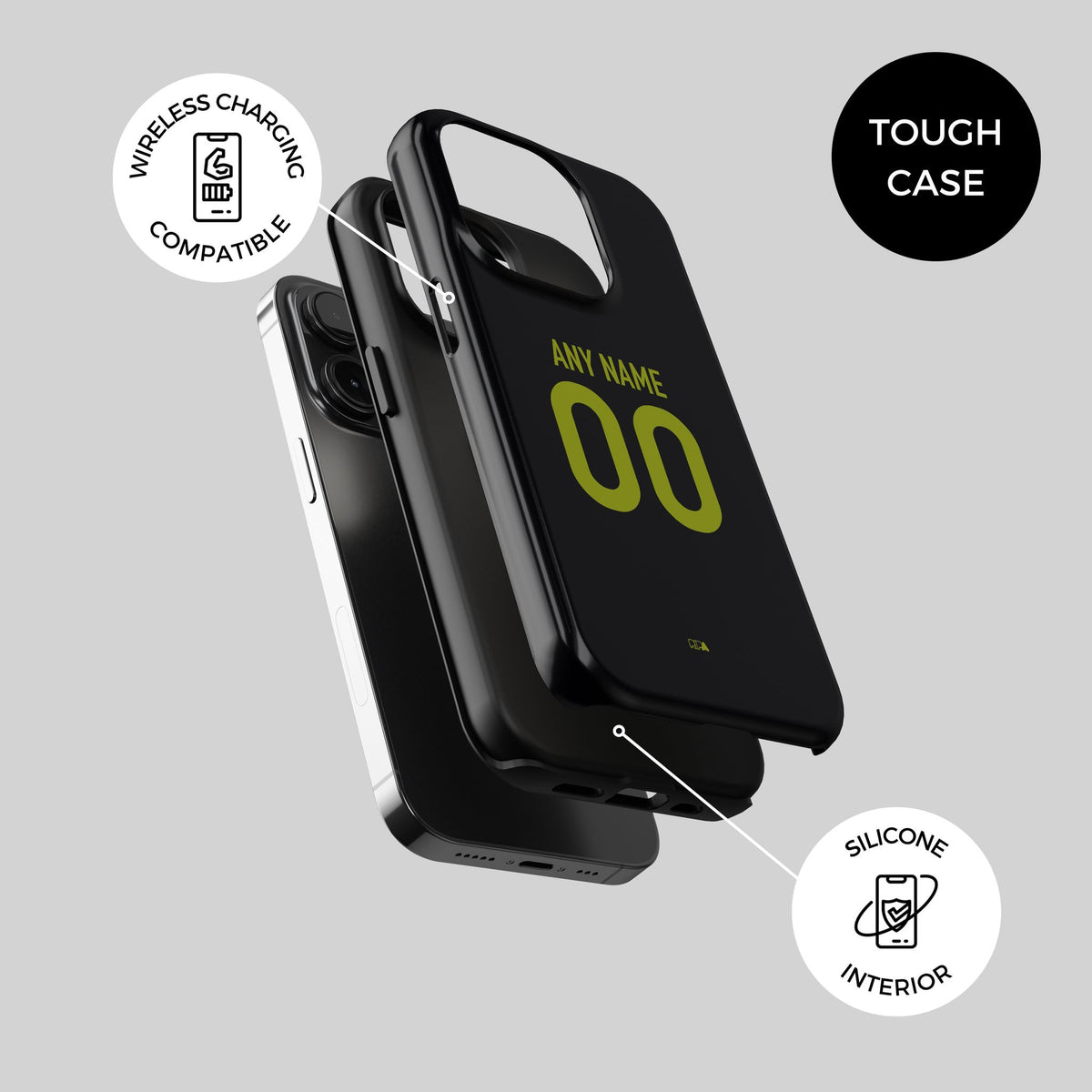Phone case with the Barcelona Concept football shirt design by RIPA Football