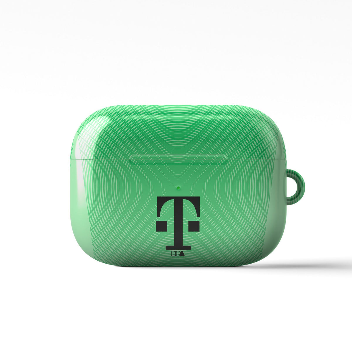AirPods case with the Bayern Munich 2025-26 Goalkeeper football shirt design by RIPA Football