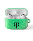 AirPods case with the Bayern Munich 2025-26 Goalkeeper football shirt design by RIPA Football