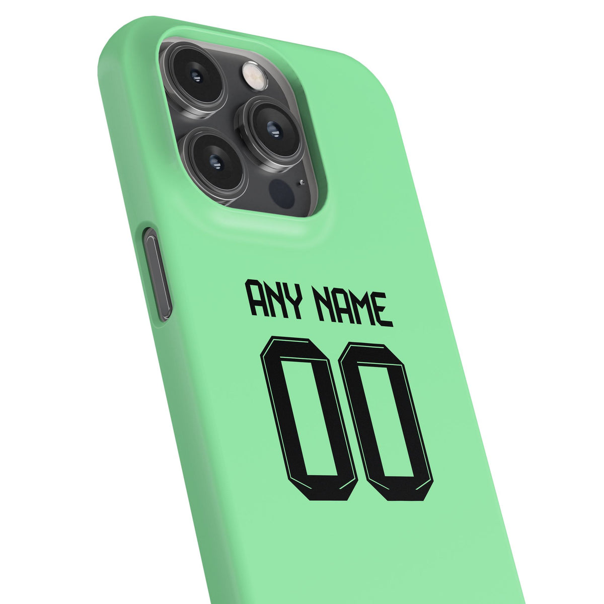 Phone case with the Bayern Munich 2025-26 Goalkeeper football shirt design by RIPA Football