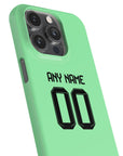 Phone case with the Bayern Munich 2025-26 Goalkeeper football shirt design by RIPA Football
