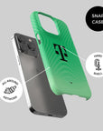 Phone case with the Bayern Munich 2025-26 Goalkeeper football shirt design by RIPA Football