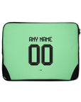 Laptop sleeve with the Bayern Munich 2025-26 Goalkeeper football shirt design by RIPA Football
