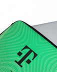 Laptop sleeve with the Bayern Munich 2025-26 Goalkeeper football shirt design by RIPA Football